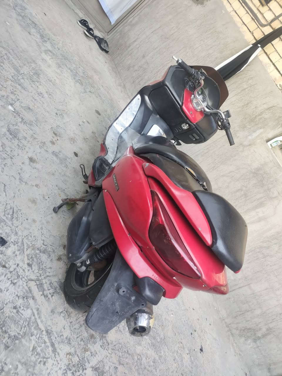 فورزا 08للبيع مكينه مجفته درجة اولى دراجه حلوه حساس ستان حماوه ثابته تايرات جدد كلشي شغال بيها سعرها 650وبيها مجال مكاني بغداد نهايه حي اور ***********
