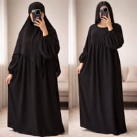 حجاب شرعي • عباية وحجاب • فري سايز
