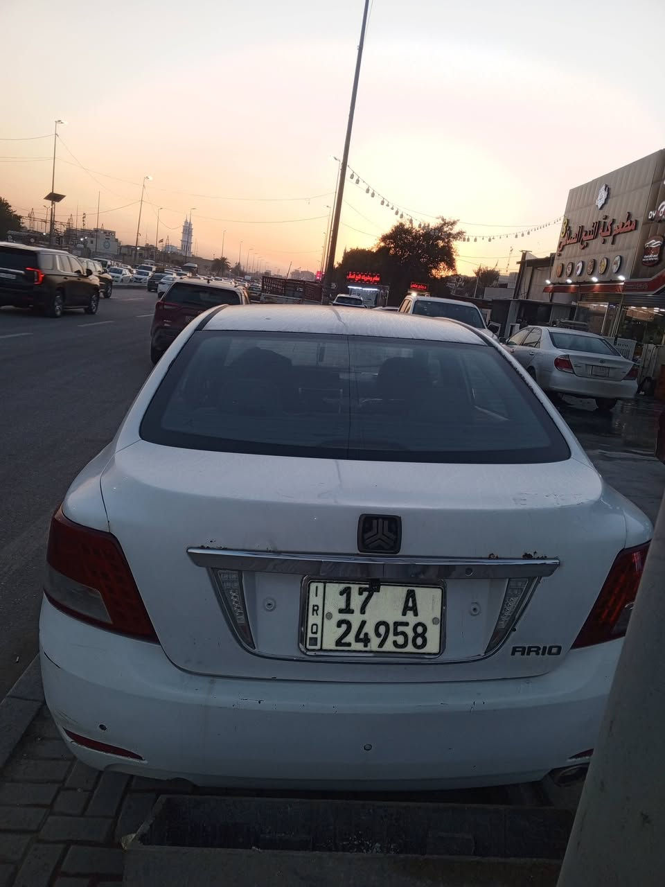 السلام عليكم سايبا اريو موديل 2018بأسمي تحويل ثاني يوم رقم مثنى مشروع وطني سعرها55وبيها مجال مكان السيارة بغداد حي الرئاسة استفسار أكثر اتصل وبيك خير وتدلل***********
