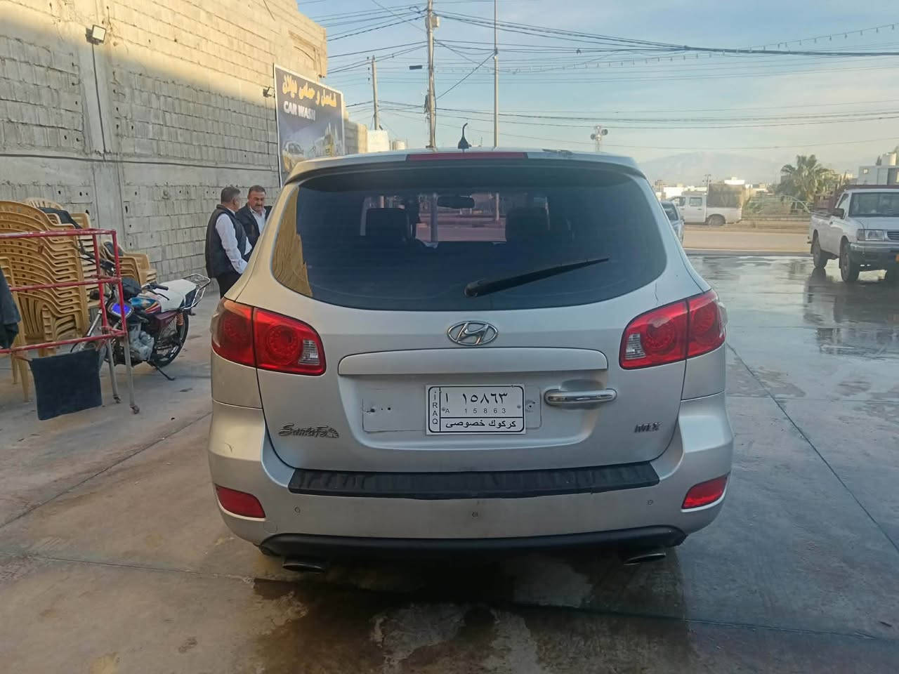 سنتافى مؤديل ٢٠٠٨ گيرو مةكينة بةشةره ت تةقةو ره قة بةشةره ت تةبريد ساردو گةرمة بةشةره ت چوار تاى لوك لةژيريتى هةره چوار كوشن كةى ساردو گةرمة سقفةى وه ك شووشة لاشةى وه كو شووشةية حالى بيوه ية نية ١٦٤هةزار روية 
سعره ى ٥٠وه ره قة 
*********** كيفري, ديالى
