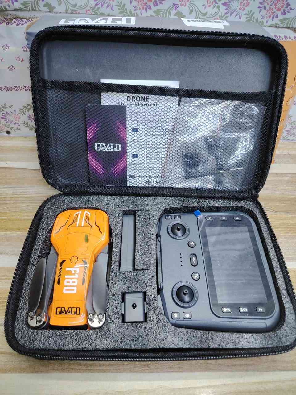 طائرة درون F180 بدون طيار محركات برشلس مزودة بنظام تحديد المواقع العالمي (GPS) وكاميرا بدقة 4K، وشاشة LCD مقاس 4.5 بوصة مع رام حجم 32 كيكا للخزن، وعدسة قابلة للتعديل كهربائياً بزاوية 90 درجة، وطائرة احترافية مزودة بخاصية "اتبعني" وخاصية العودة التلقائية إلى نقطة الإقلاع، ووزنها أقل من 249 غراماً، وتعمل بخاصية "الطيران بلمسة زر"، مانع تصادم و مستشعر بصري لاتقاط الصور اوضاع طيرات ذكيه
ارتفاع 150 متر مدى واحد كيلو موضحة بالصور للطلب او الاستفسار التواصل عبر رسائل الصفحة متوفر توصيل بغداد ومحافظات عدا الشمالية 👍 #تابع_الصفحة_يوصلك_كلشي_جديد


**إذا كنت صاحب هذا الإعلان وتريد حذفه لأي سبب، رجاءا أرسل رسالة إلى الدعم الفني**