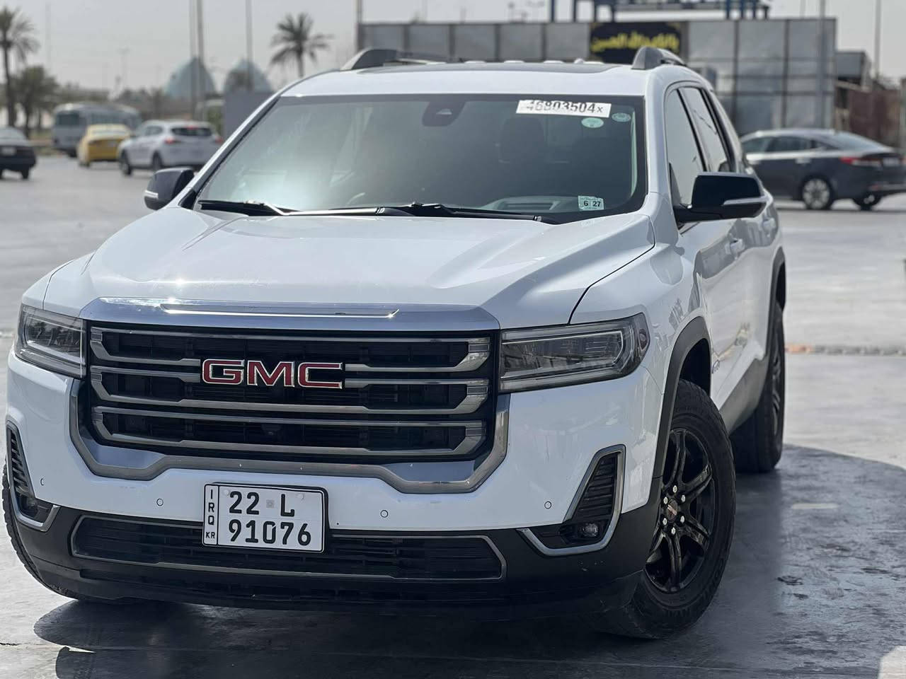🏁 للبيع: GMC اكاديا AT4 موديل 2022
سيارة نظافة وكالة

🔹 المواصفات الفنية والأداء:

• المحرك: V6 بسعة 3.6 لتر، قوة وعزم دوران عالي.

• نظام الدفع: AWD (دفع رباعي مستمر) مخصص للطرق الوعرة والمدينة.

• الكير: 9 سرعات أوتوماتيك (تبديلات ناعمة جداً).

• نظام التعليق: خاص بفئة AT4 لراحة قصوى في المطبات والطرق الخارجية.

وبقية المواصفات معروفه هي بعد اعلى فئة هي والدنلي فول مواصفات

🔹 الإضافات والمميزات (الـ AT4 توب):

• المظهر الخارجي: جلوسات سوداء (Black Edition)، جنوط AT4 المميزة، وتواير بحالة ممتازة.

• المقصورة: كراسي جلد مطرزة بشعار AT4، نظام تدفئة وتبريد للكراسي.

• التكنولوجيا: شاشة لمس كبيرة تدعم Apple CarPlay و Android Auto، نظام صوتي Bose احترافي.

• الأمان: رادار تصادم، تنبيه خروج عن المسار، كاميرات 360 درجة (عالية الدقة)، وحساسات محيطية.

• التبريد: تبريد مركزي "ثلج" قطعتين (منفصل التحكم).

كشنات تدفئة تبريد

🔹 حالة السيارة:

• الممشى:[68الف] كم.

• البودي: [حادثها قبغ صندوق فقط من امريكا بدون دواخل].+حادث بسيط بالعراق خشم البنيد الايمن شبر ومعدل عالبارد وسوي سونار واني خادم

• الكهربائيات والميكانيك: السيارة بحالة الوكالة، "شغل واطلع".

• الأوراق: [رقم أربيل]، سنوية وهزة جديدة، والتحويل ثاني يوم.

📍 المكان: [بغداد الدورة]

💰 السعر: [27,500$] بيها مجال بسيط شراي راسل او اتصل غيرها لا تعبني 

📞 للاستفسار: [***********] واتساب
