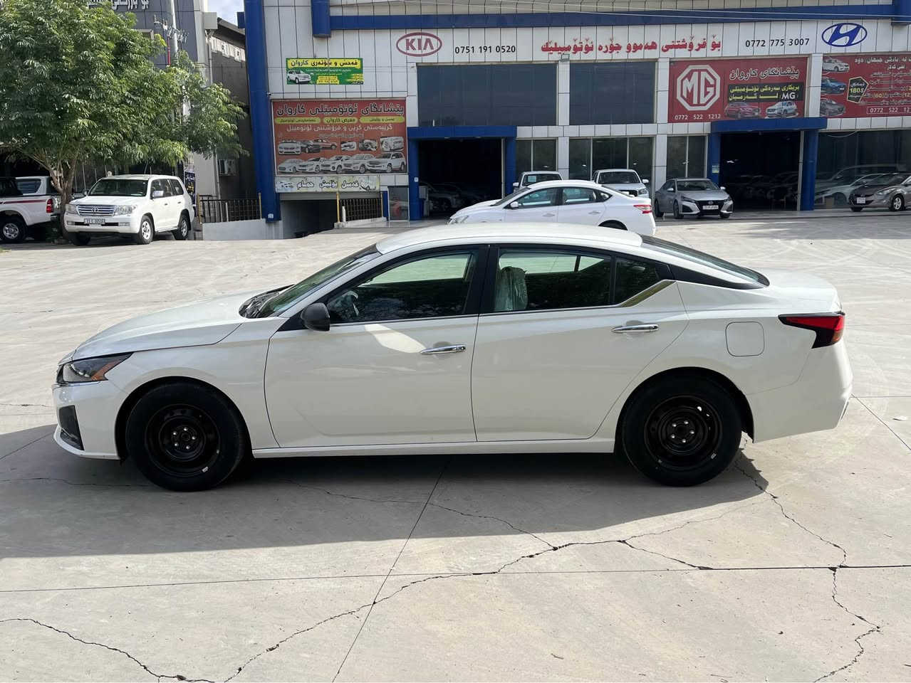 سلام علیکم 
 نیسان التیما  altima S 2024  
٢٣ هەزار رۆشتوە 
تەنها سندوق بۆیاخە 
ژمارە کاتی ٢ مانگی لەگەڵە
ناونیشان کەلار 

رقم شانسی  و سونەر موجود 

نیسان التیما  altima S 2024  
سیارە ماشیە ٢٣  mill 
صندوق مصبوخ 
مکان سیارە بە کلار

سیارە کاتی یترقم شمالی 

 *********** كالار, السليمانية
