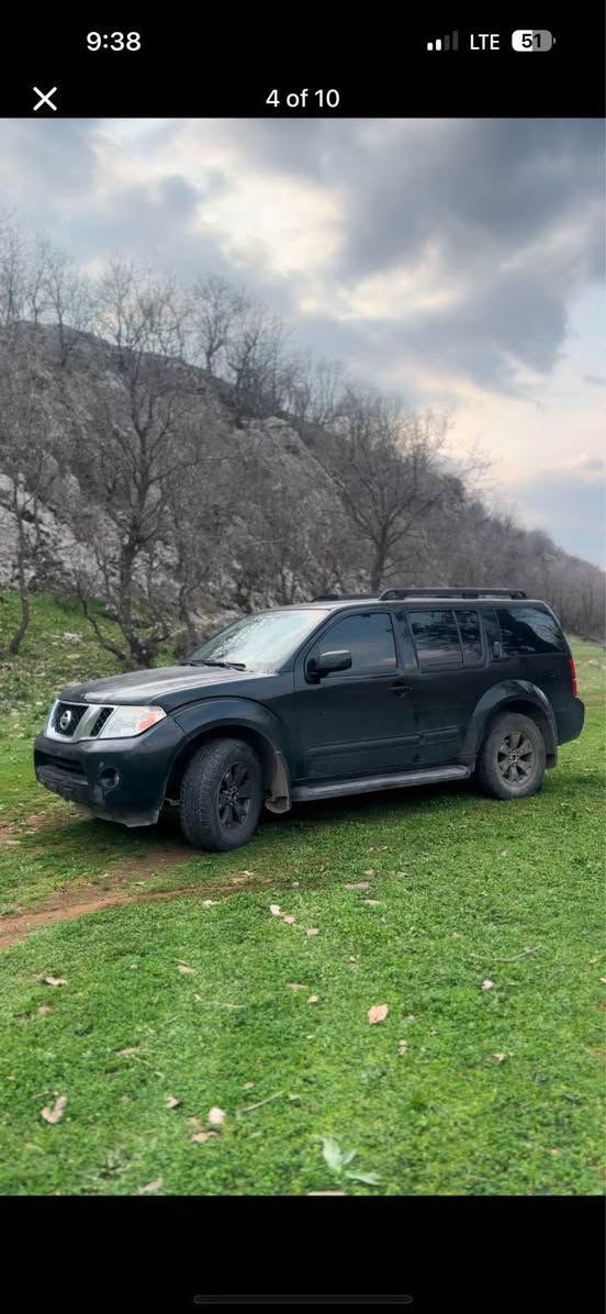 سلاو 
‏ nissan pathfinder 2010
بوياخ-ده رگاي سندوق بسته ك بوياخ 
سه يا ره كه بي ره قه مه 
مه كينه-V6 4.0
(***********)
(***********) مرغصور, أربيل
