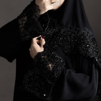 عباية جرجيت • سواد فاحم • هاند ميد