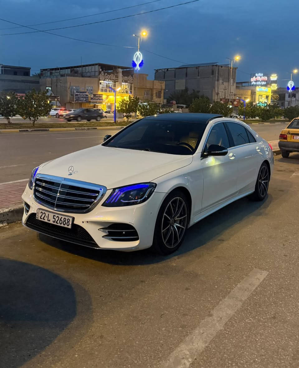 السلام عليكم
للبيع Mercedes S550 باب طويل

موديل 2017

مكينه 8 سلندر

بانوراما  

٥ بردات

حساسات 360 

رادار امامي

رادار خلفي

كشن تدفئه و تبريد

كشن يفتر ويه لستيرن

كشن مساج

داخل دزاينو 

دركه s63

عطر بجكمجة 

بصمه ابواب 

ابواب شفط

بصمه تشغيل 

جكات تنزل وتصعد

داخل لدات ٧ الوان

ويل 20 

جنطه كهرباء

ماشيه 100الف

وارد امريكي حادثها بنيد مبدل نفس الون وبيه باب خلفي كلير فقط 

كت كامل مال 2020

مكينه وكير مكفولات بوضع الشركه (صفر مسج)

السعر 41

للاستفسار: ***********
