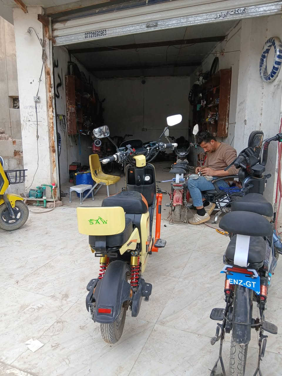 دراجة شحن للبيع موديل ٢٥ بطاريات كبار فول سعرها ٣٧٥ وبيها مجال مكاني بعقوبة مدخل مفرك ***********
