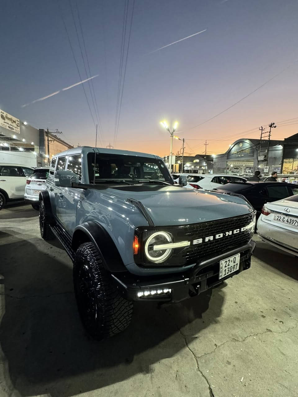 فورد برونكو2023
‏ بدون صبغ 
‏بس PDR
‏ بدون إرباك
‏بدون داخل 
‏مواصفات  OUTER BANKS ￼
كاميّرا 360
‏ستة سلندر v6￼
‏ماشي سيارة (30￼‏
سيارة رقم أربيل
‏موجود أربيل 📍
 ￼***********  واتساب
