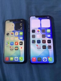 البيض 11 برو ماكس ذاكرة 256 بطارية 78 جهاز مكفول بس بصمة ما تشتغل سعره...