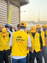 مندوب توصيل • مول فاملي المسيب • يملك دراجة