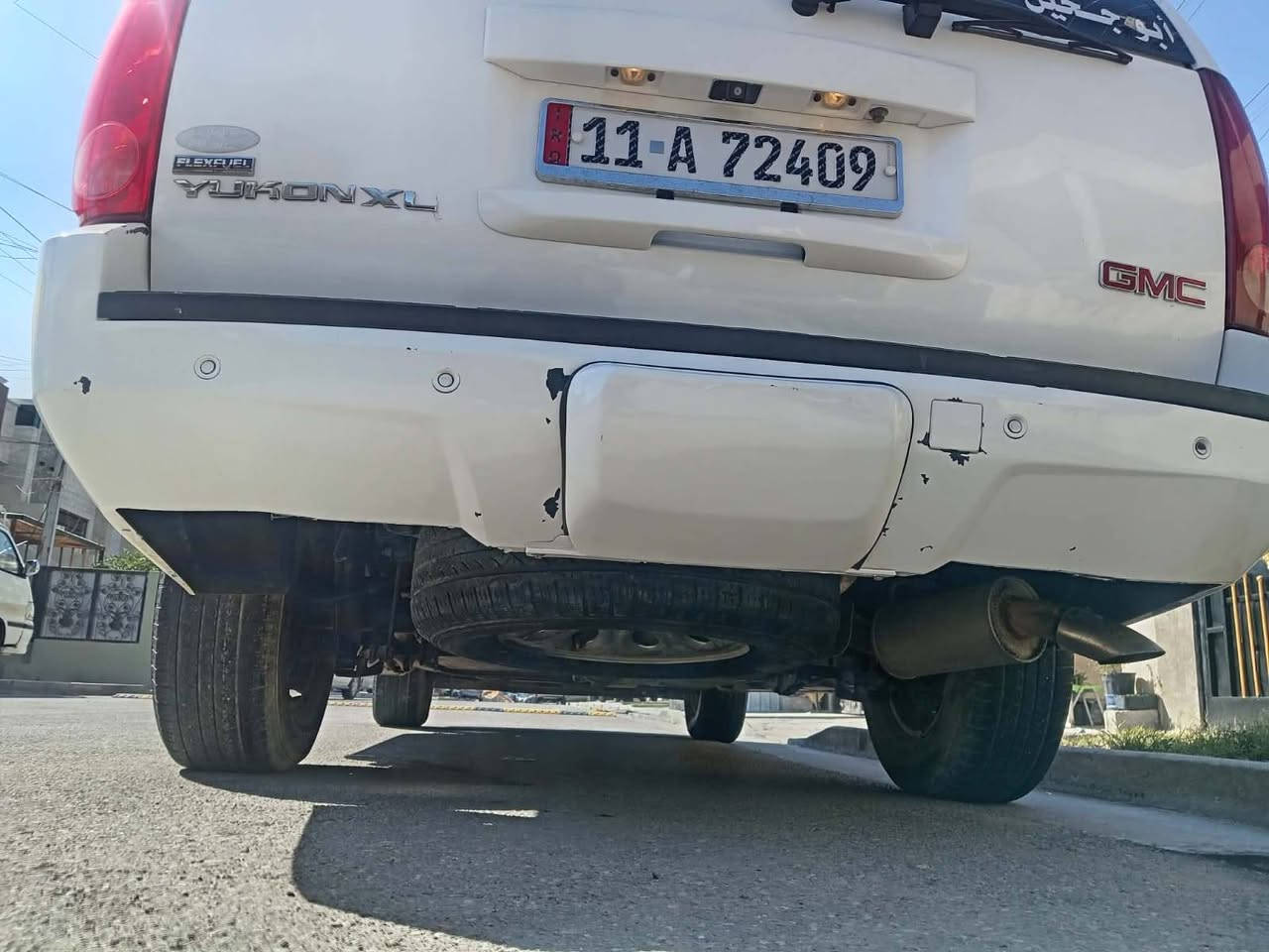 سلام عليكم جمسي يوكن للبيع فقط موديل 2010 6برغي خطها بغداد. موصل
وارد امريكي مبدل جاملغ وبنيد بدون دواخل مصبوغه ابيض 
دبل اكسل دوشمه لايت زنون صدر امامي خلفي جديد
 تخم تايرجديد باتري جديد مكينه كير اكسل تدفئه تبريدكفاله 
رقم انكليزي هزا جديده مصفره مرور وهيئه بسمي 
تحويل ثاني يوم السعر 165وبيها مجال رقمي***********
مكاني بغداد البياع
