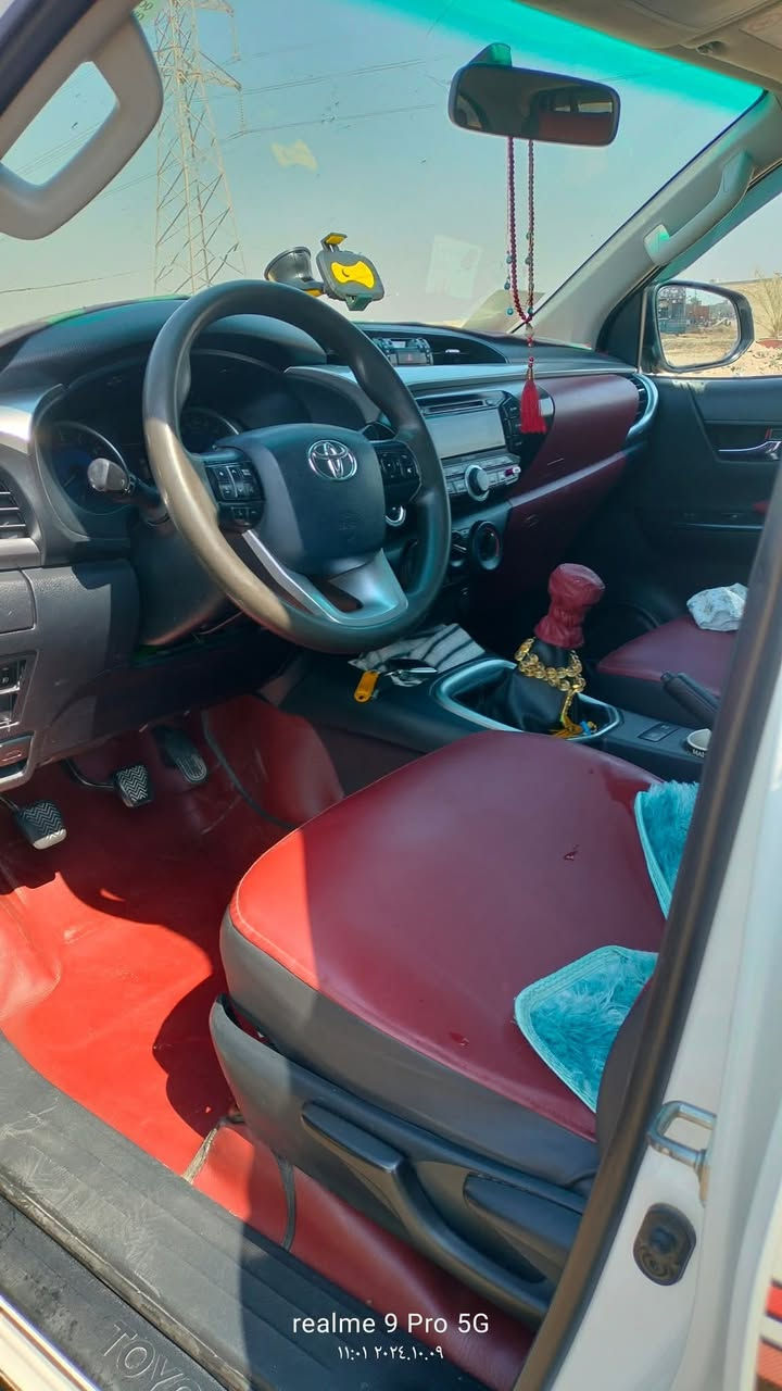 ا
السلام عليكم ورحمة الله وبركاته 
هايلوكس سعودي ام الدعاء موديل 16 السياره على وضع الشركه استخدام شخصي عداد المسافة 168كم وقابله للزياده بيها دخه شبر بالجاملغ الخلفي السعر 238$ السيارة باسمي المكان كربلاء المقدسه للاستفسار ***********
