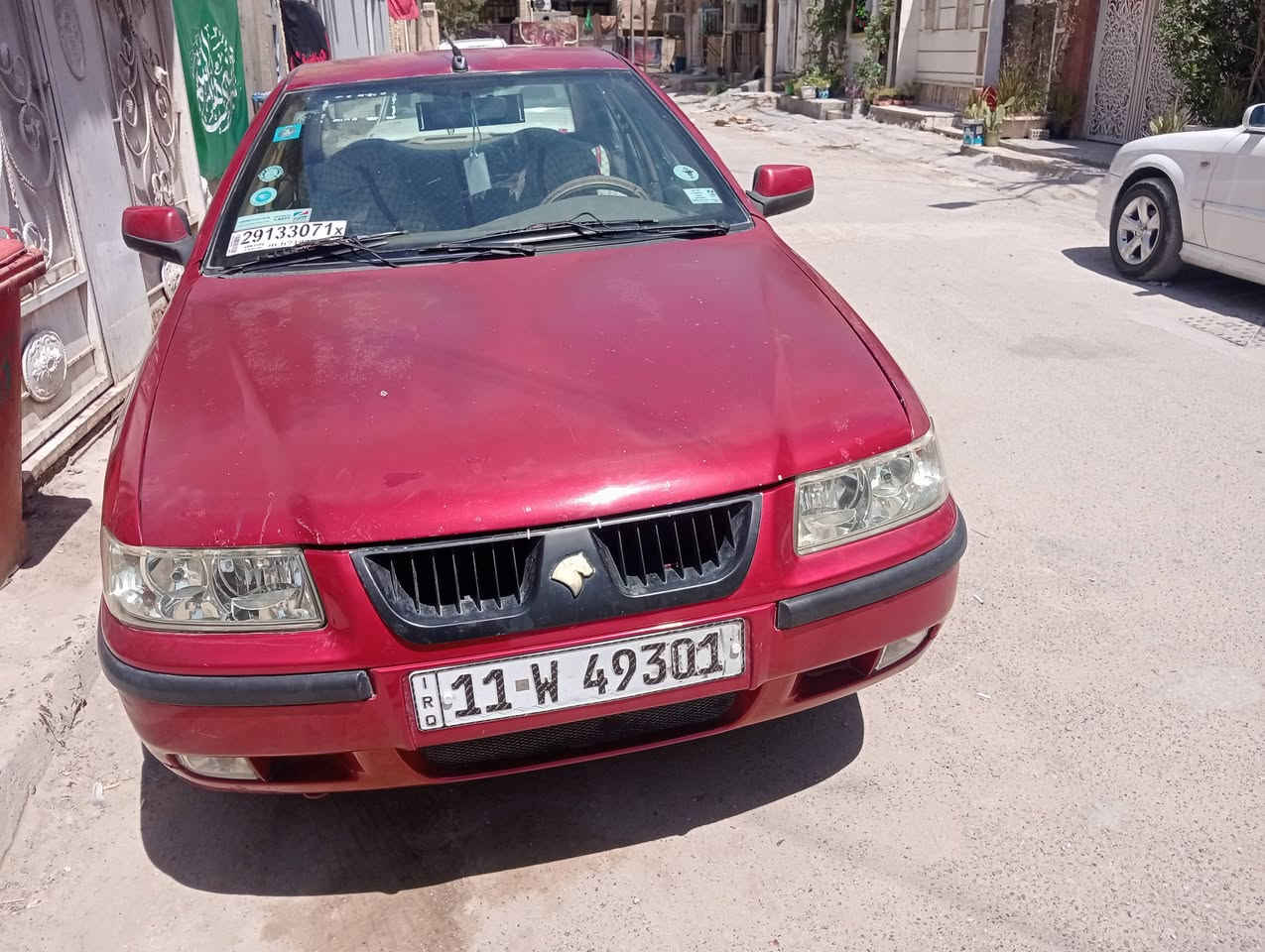 سيارة صالون سمند للبيع حمراء اللون بسمي بغداد السنوية لحد 2028 بيه جاملاق صفحة اليمنه باتري جديد تايرات جديد صدر جديد مشط ستيرن جديد تبريد ثلج تدفئة السعر 45 ورقة وهذا رقمي ***********
