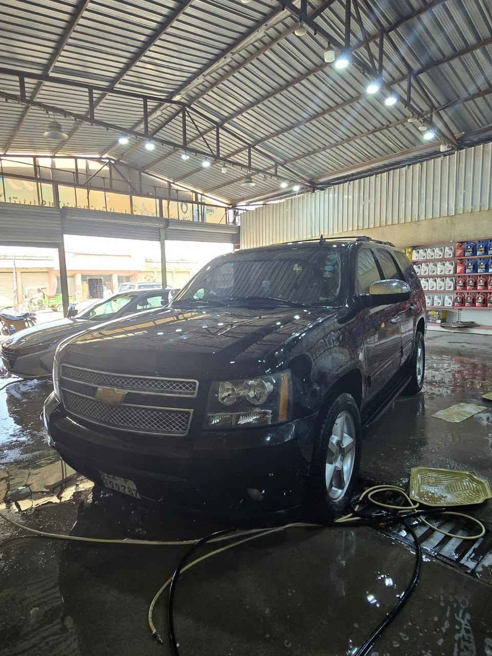 تاهو lTZ أعلى فئةموديل 2008 ادوات 
مكينة وكير مكفولات حدادية جديدة تايرات نظيفة غرفة جديدة حلوة سيارة كلش حلوة 
تبريد ويا طكة السويج 
متؤمة شمالي شرط ادكها حاسبة قم وسنوية 
مكاني البصره [***********
سعرها ٥٥
