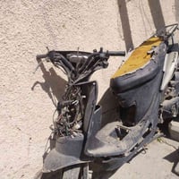 دراجه للبيع ابيع كوم حديد ع وضعهه هذا وياها الكفرات مالتهه نضاف وجدد  ...