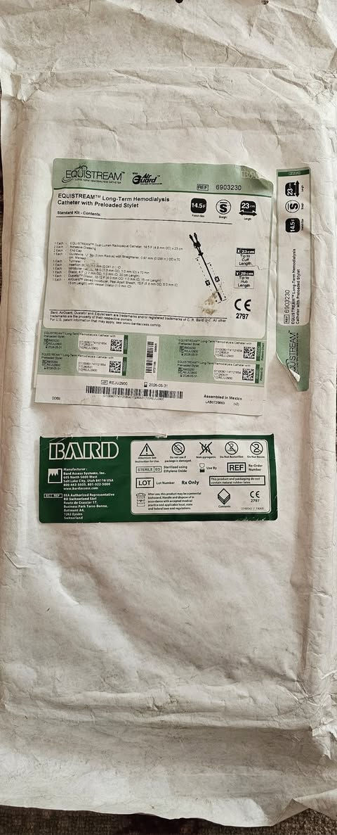 للبيع دبل لومن بارد و كوفيدن او ما يعرفن بجهاز غسل الكلى دائمي والثاني مؤقت ماخذهن المريضي بسعر 700 الف اليريدهن  نتوالم عليهن ايراسلني او يتصل على ***********
