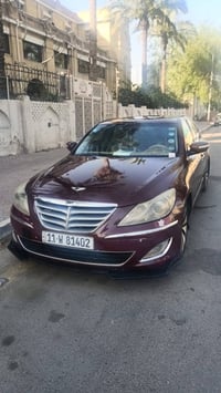 جنسيزز 2013 محرك3800 6سلندر  أمريكي حادث جاملغ خلفي بدون دواخل وبيها ٤...