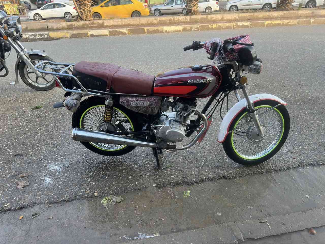 دراجة أيراني نامي برو موديل 23 مكينة بشرط بخار صرف تايرات جددت عنوان كركوك حي عسكري تواصل ***********
