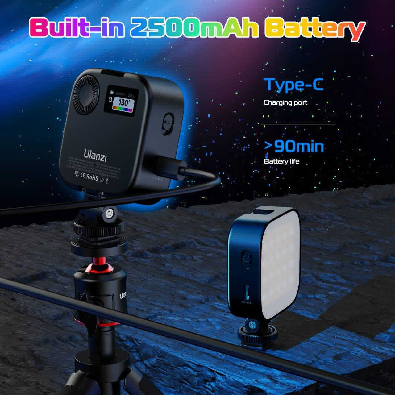 ULANZI U60 RGB Video Lights Black LED Camera Light 360° Full Color Portable Photography Lighting w Quick Release Cold Shoe Adapter and Clip, 2500mAh Rechargeable CRI 95+ 2500-9000K Dimmable Panel Lamp

اضاءة من Ulanzi 
موديل : U60
اضاءة RGB
بطارية سعة 2500 مللي امبير

السعر : 25 الف
سعرها بالمتاجر 48 الف


**إذا كنت صاحب هذا الإعلان وتريد حذفه لأي سبب، رجاءا أرسل رسالة إلى الدعم الفني**