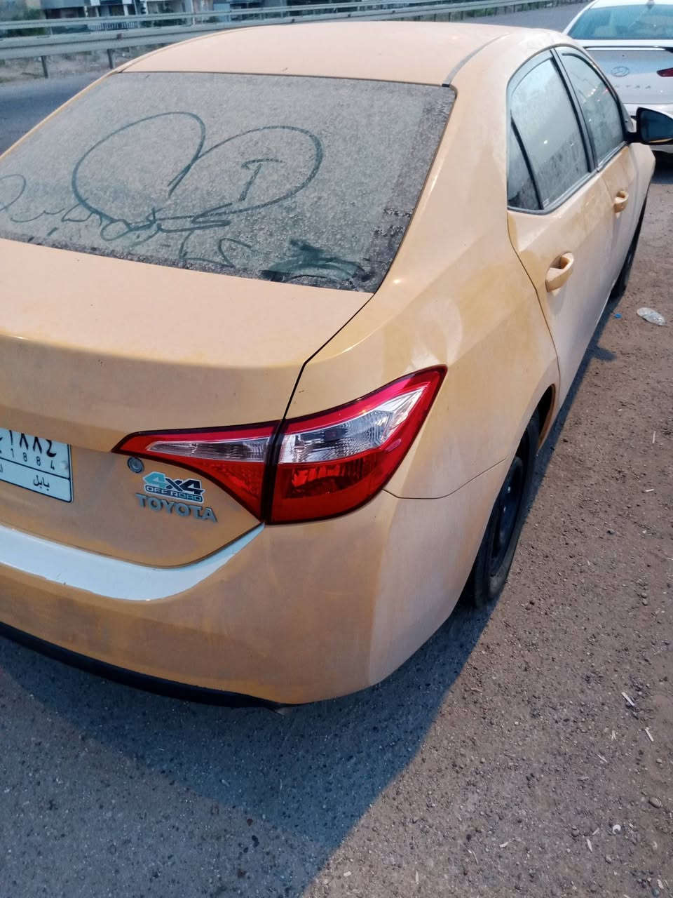 السلام عليكم كورلا موديل ١٨ وارد امريكي حادثهه جاملغ ايمن  وتعمير قليل باب السائق اصل لونهه فيلي رصاصي سياره جاهزه من كلشي  مراوس بكورلا خصوصي اوبيع السعر 118 وبيعه مجال العنوان بابل تحويل مباشر
***********

