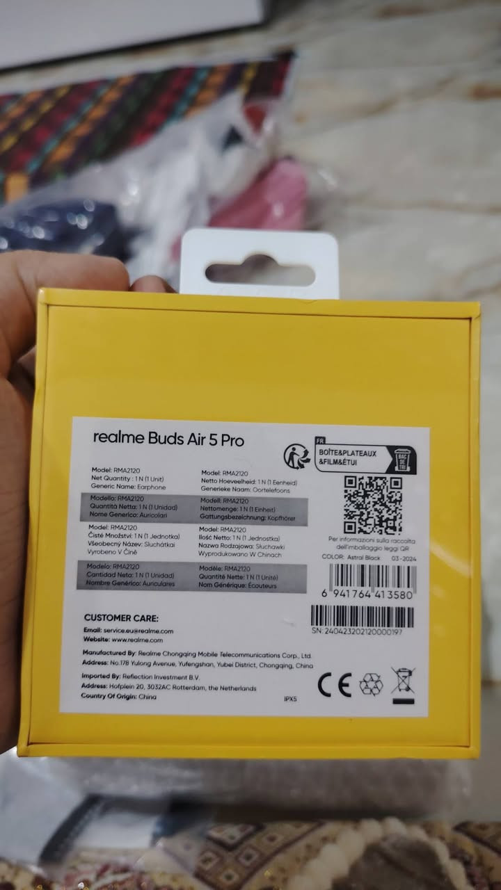 ايربود ريلمي Air5 pro اعلى سعر وبالعافية


**إذا كنت صاحب هذا الإعلان وتريد حذفه لأي سبب، رجاءا أرسل رسالة إلى الدعم الفني**