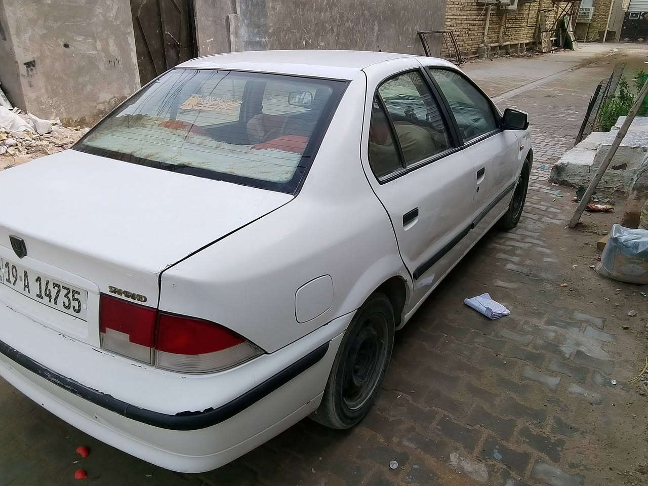 السلام عليكم سمند 2011للبيع رقم جديد سياره نضيفه وحلوه السعر 38وبيه مجال العنوان النجف ***********متواجد فيس واتساب
