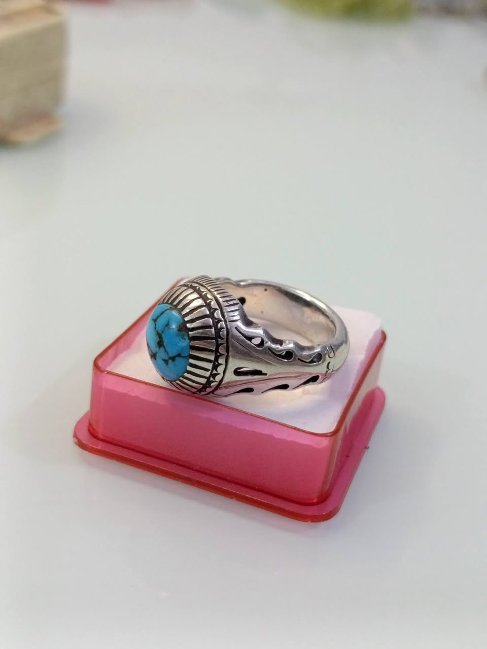 سلام عليكم
فيروز نيشابوري صياغه يدويه جداا ثقيله 
للتواصل خاص توصيل موجود عندي


**إذا كنت صاحب هذا الإعلان وتريد حذفه لأي سبب، رجاءا أرسل رسالة إلى الدعم الفني**