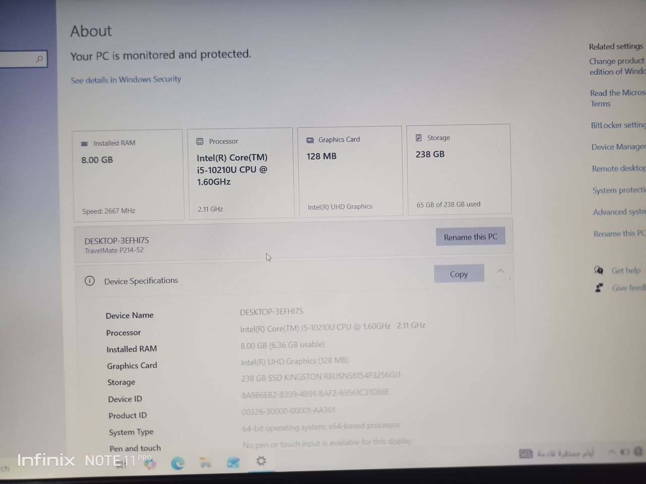 لابتوب أيسر للبيع المكان الناصريه
السعر 280
للتواصل واتساب ***********
