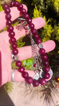 سبحة ٣٣حبة • ١٠ملي • چاد أحمر