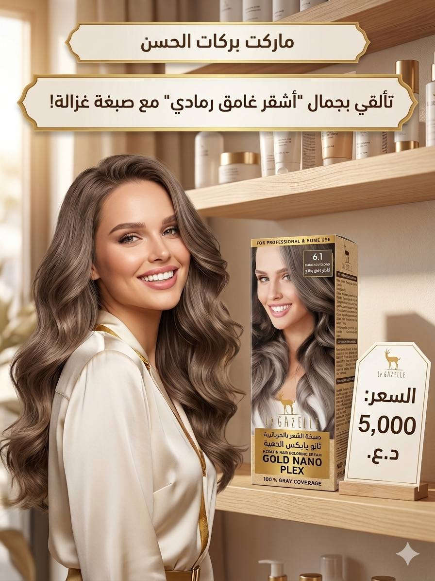 ماركت بركات الحسن
متوفر 
صبغ الشعر 
العنوان مجمع الدوح الشارع العام الحولي نزلة ابن يقطين 
للاستفسار الاتصال او المراسلة 
***********
***********
