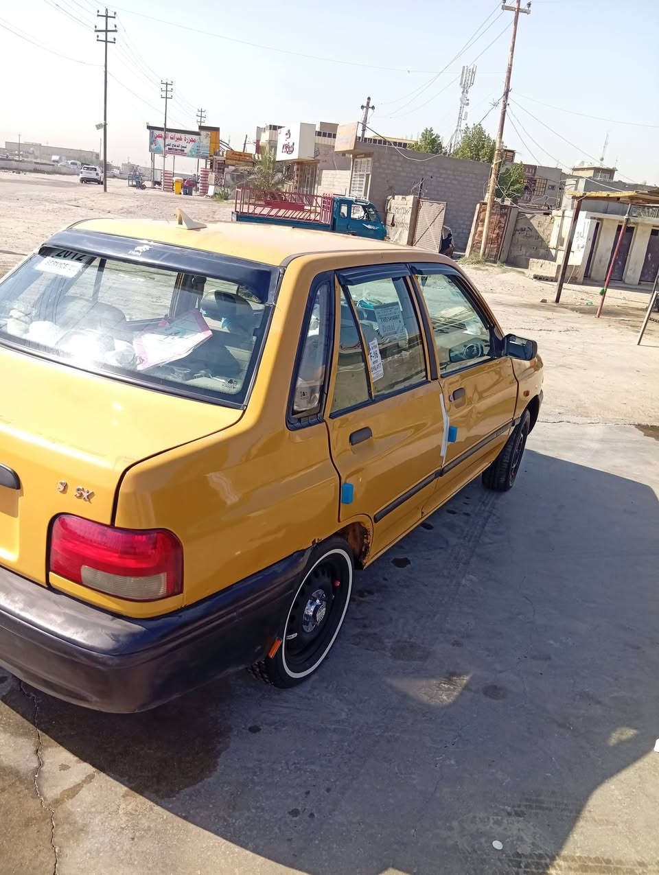 السلام عليكم حبايب
سايبا 2012
رقم بابل مشروع وطني معبرهه هزه بشهر السادس 
هيئه مصفرهه قبل 6شهور
مكينه تبخر ((ترايك وين متريد ))
كير سليم كلشي مابي 
تبريد شغال تدفئه شغاله 
تخم تاير خط ابيض 
باتري جديد 
كهربائيات كلهه شغاله 
سياره جاهزه مال شارع خير من الله متوكفك 
السعر 22ورقه وبيهه مجال حگ الجيه فقط 
عنوان كربلاء حي الوفاء 
***********
