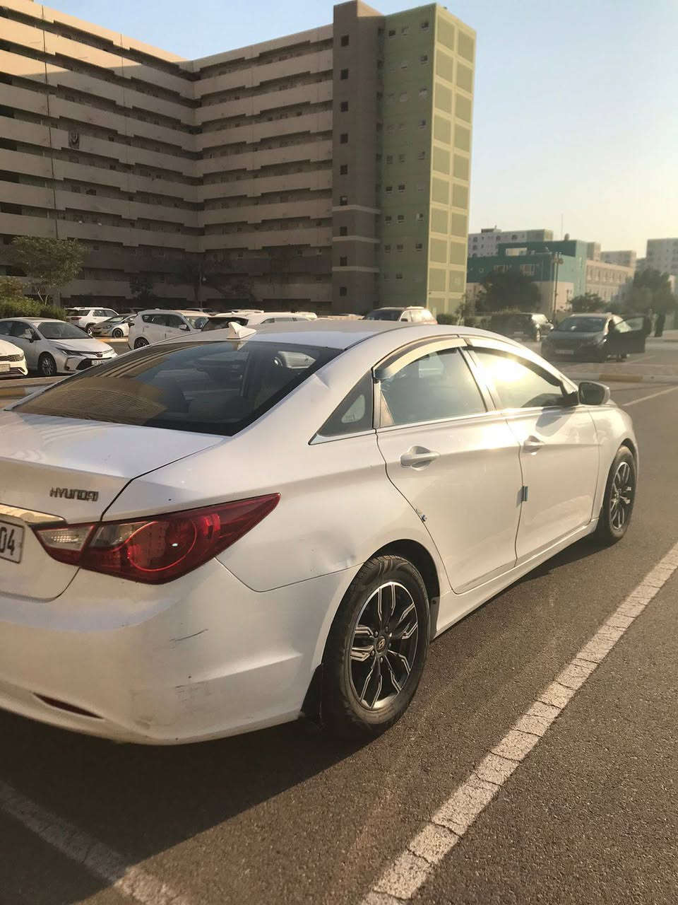 السلام عليكم من رخصة الادمن سوناتا 2011 رقم انكليزي بغداد مكينه كير صدر كهربائيات مكفولة بيها جاملغ تبديل وبنيد مصلح ترايك للبصره السعر 88 وبيها مجال قليل حك الجيه مكاني بغداد ***********
