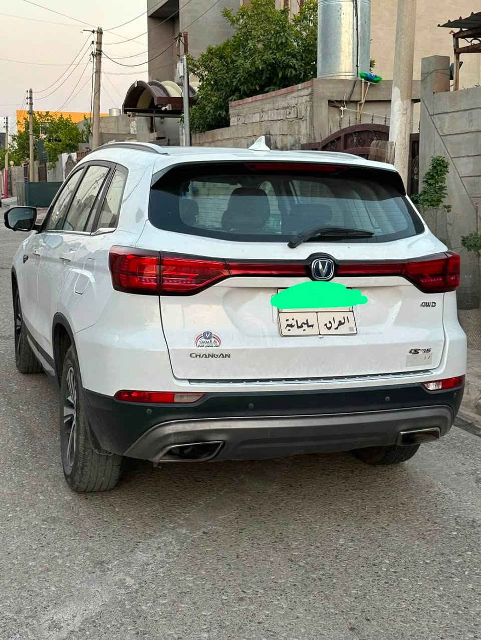 سلام عليكم
شانجان cs75
موديل 2019
ممشى السيارة 99 الف وقابل للزيادة
رقم سليمانية رقم وسنوية جديد
سيارة كلين 
كير ومحرك بلشرط
محرك 1800 توربو
سيارة فول مواصفات 1/1 
مقاعد جلد وكهرباء مع تدفئة وتبريد للمقاعد الأمامية 
تبريد قطعتين
تحكم ستيرن 
شاشة تحكم والكيج الرقمي هم شاشة
كامرة امامية خلفية وجوانب 
مري شفط
تحكم ستيرن
السيارة دفع رباعي 4✖️4
نظام نزول المنحدرات
سايد بريك كهربائي
نظام اوتو بارك
سقف السيارة بانوراما
اشارات ترحيبية بلأبواب
ثلاجة
والباقي واضح بلصور
مكان السيارة كركوك وبيهة دفتر بانزين
سيارة بأسمي وشرط التحويل 
سعر السيارة 125 وبيها مجال
للأتصال :
***********
