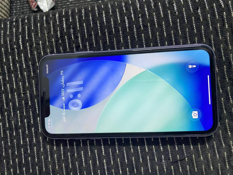 السلام عليكم
آيفون ١١ عادي 
ذاكره٦٤ 
باتري٧٣ 
مامفتوح شرط 
فقط ضهرو مكسور للبيع أو مراوس 
السعر١٨٥ بس مجال بسيط شراي تعال خاص أو  واتس ***********
مكاني موصل ايسر حي فلسطين
