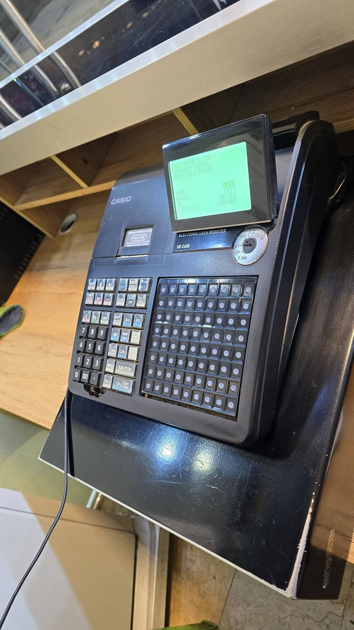 السلام عليكم
كاشير للبيع شرط الفحص واستخدام كلش بسيط
***********
