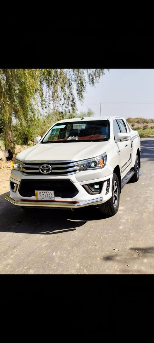 هايلوكس موديل 18 كويتي رقم بغداد TRD
مكفوبه كفاله عامه 
حداديه تخم تاير 
كير محرك شرط
مكان ديوانيه الحمزة الشرقي 
***********
