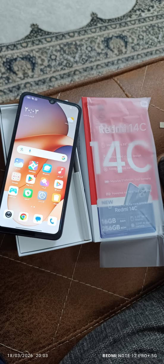 السلام عليكم اخوان هاتف شاومي ريدمي redmi C14 ذاكرة 256 ورام 8 جدا جدا نظيف اخو الجديد لون اسود ملحقات ممستخدمه بالكارتون السعر 125 سعر نهائي  
مكاني بغداد 
***********

