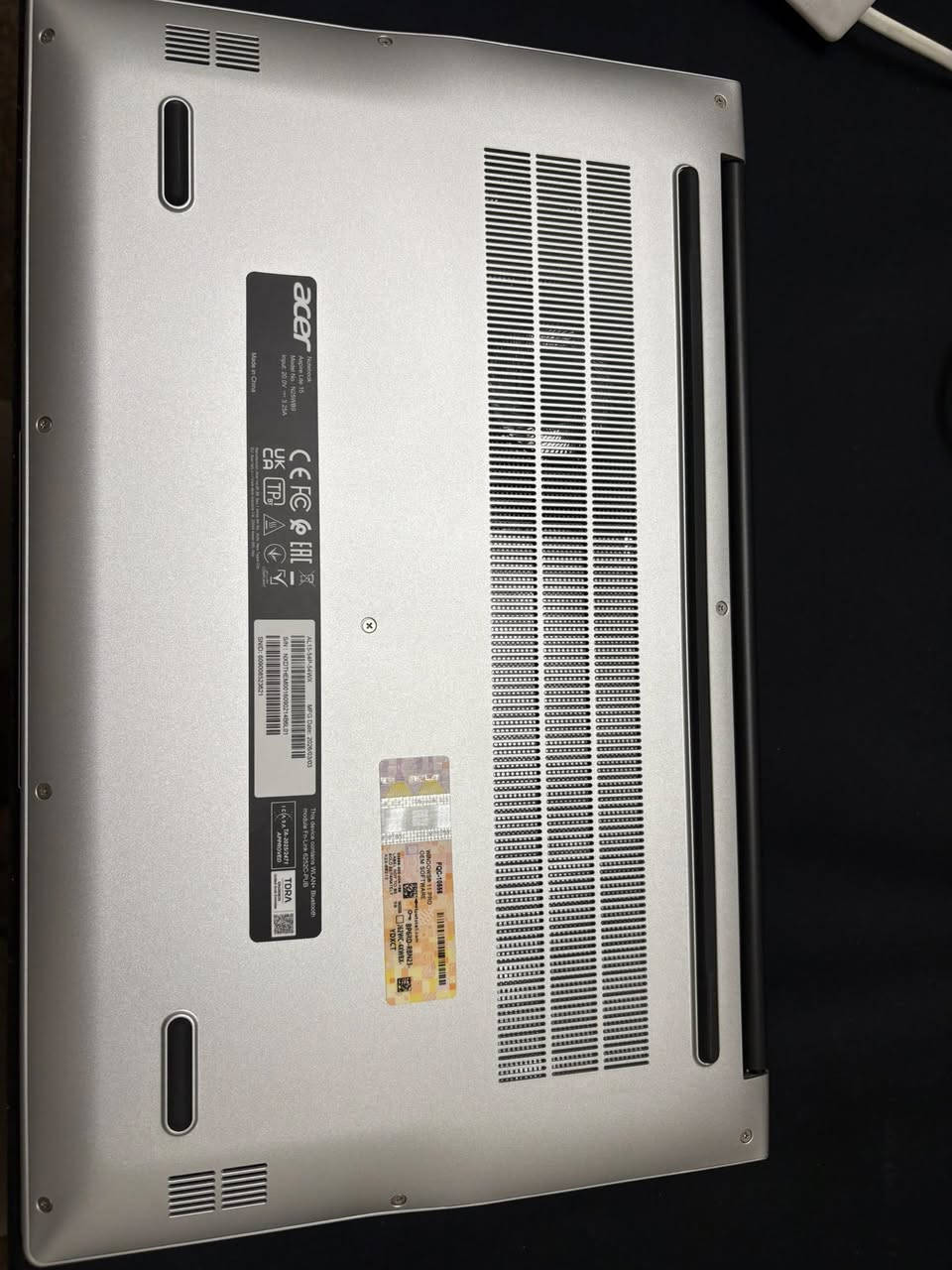 السلام عليكم لابتوب acer للبيع جديد
مكاني بغداد 
***********

