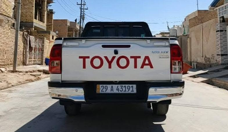 سلام عليكم للبيع تيوتا هايلوكس موديل 2024 ساز باب اول كير عادي فول مواصفات بنيد جكات باب بدي جكات تجوه بين لكشنات رقم واسط سنويه 2029 تحويل ثاني يوم مكفول كفاله عامه كير ومحرك مكفول وحداديه وتخم تاير جديده ماشيه 119 الف سعر 235 وبيه مجال حك جيه مكان سياره ذي قار قلعه سكر الاستفسار نتصال عله الرقم ***********
