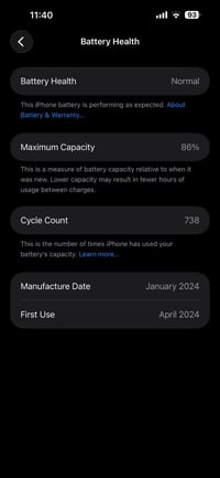 🔥 للبيع iPhone 15 Pro Max 🔥  📱 السعة: 256GB ✨ الحالة: ممتازة جداً ونظي...