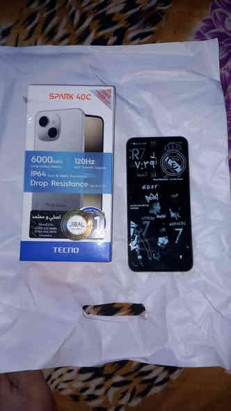 سلام عليكم جهاز البيع اسمه TECNO SPARK 40C
صارله اقل من سبوع من شتريته سعر 225 وبي مجال قليل غراضه كامله شراي يتصل او خاص رقم *********** 
#ادمن وافق حبيبي
