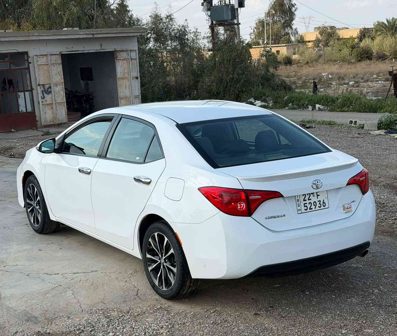 كورلا موديل 2017بيه صبغ
قطعتين سونار مرفوق ويا
صور رقم شمالي بسمنه
لسعر١٣٥بيها مجال قليل
مكان سيارة ديالى بعقوبة 
***********
