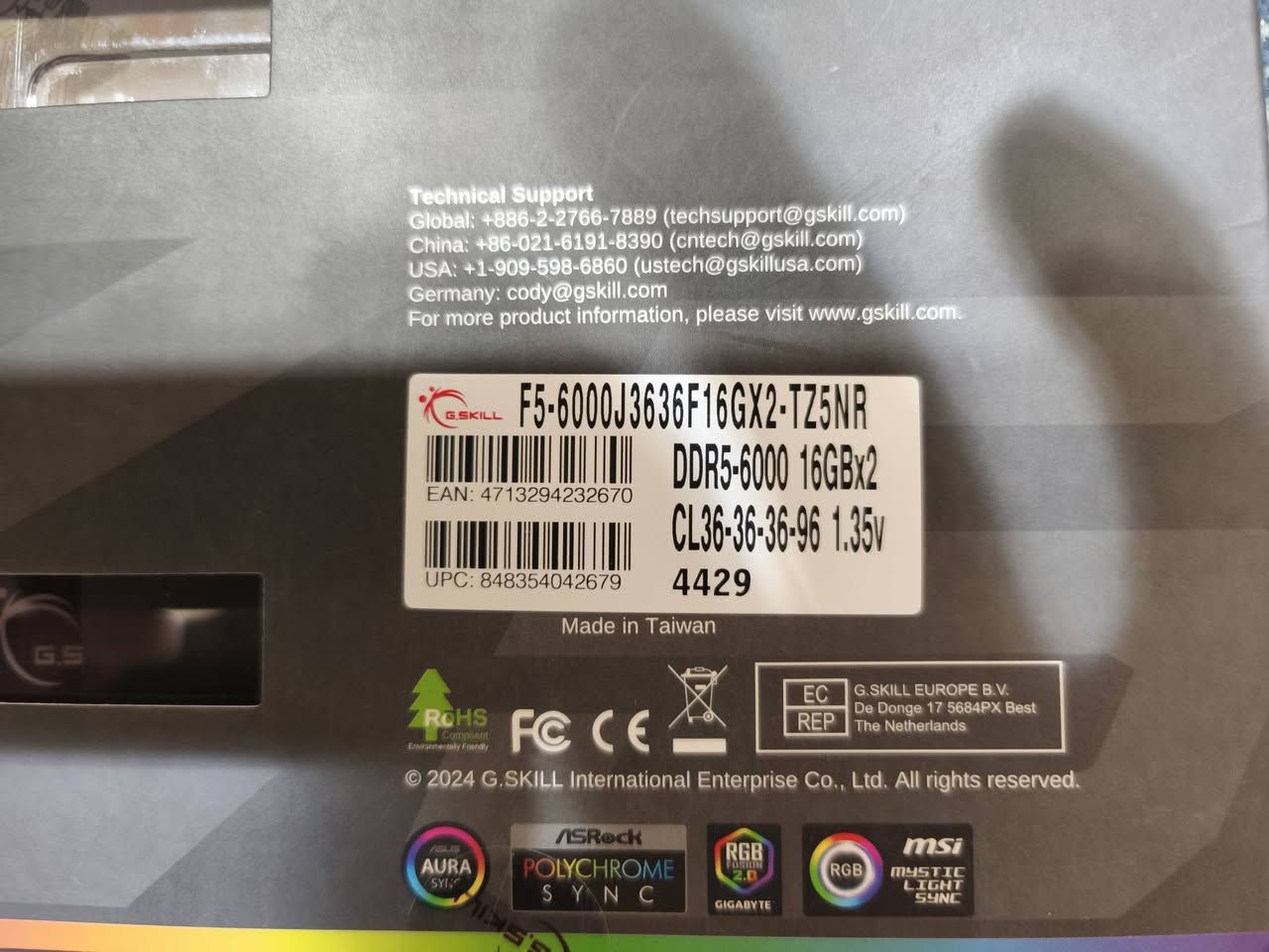 aorus z790 elite x wifi7 i5 

12th 12600k 

skill trident z5 neo rgb ddr5 6000 2x16 32g 

السعر مليون و100 الف مستخدم قليل

 لايوجد توصيل مكاني البصرة


**إذا كنت صاحب هذا الإعلان وتريد حذفه لأي سبب، رجاءا أرسل رسالة إلى الدعم الفني**