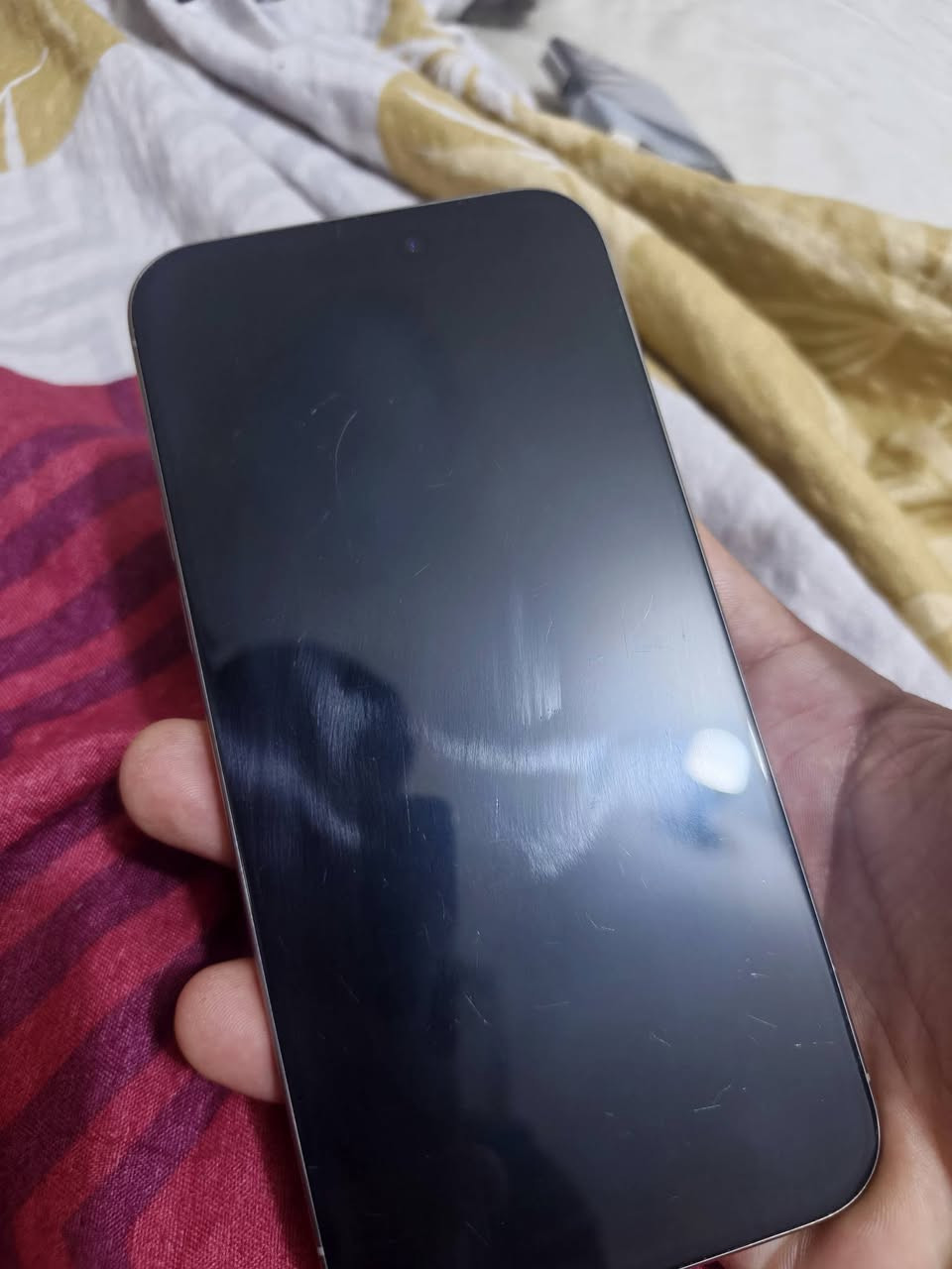 سلام عليكم أيــفون 15 برو ماكس ذاكرة 256 بطارية 85 مامفتوح بي برغي كفاله تروح تفحص يم الي يعجبك وتر برو نضافه 95٪ مكاني نجف الاشرف حي ميسان بي مجال حك جيتك استفسار *********** فقط واتساب
