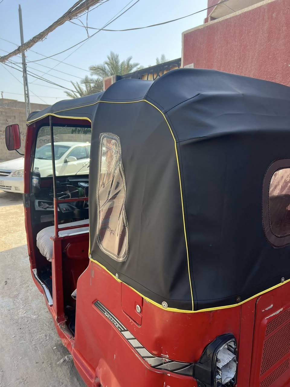 تكتك للبيع 2018 جاهزه ميكنه جديده ناعمه مابيهه نقص بيهه بس طخه موصورهه سنويه كربلاء تحويل ثانيوم 
تخم تاير جديد السعر 3 مليون وربع وبيعه مجال
بكان كربلاء كنطرت السلام ***********
