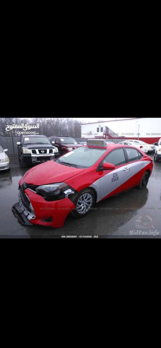 تويوتا كورولا موديل 2019 وارد امريكي لونها الأصلي سلفري و مصبوغة بامريكا احمر سنويتها تنتهي بشهر ٥ مكفولة من الضربة و التصليح سعرها 120
***********
