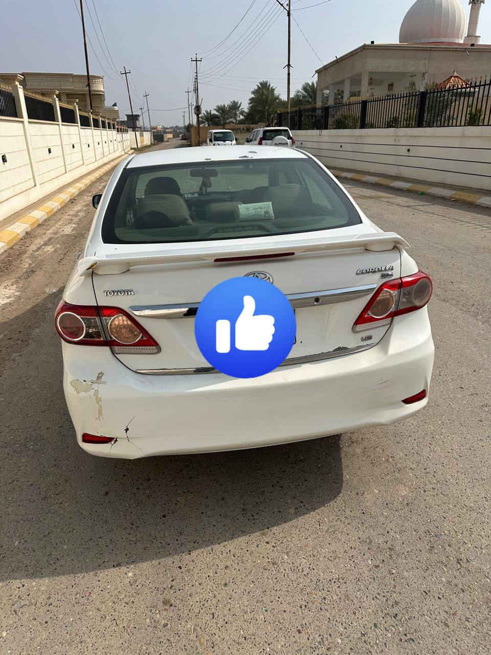 سياره للبيع نوع كورلا موديل ٢٠٠١١ رقم بغداد تحويل مباشر مكينته ١٨٠٠ سياره كفاله عامه من الصبغ والتبديل تبريدةثلج صدر جديد تخم تاير سياره خير من الله للاستفسار***********
