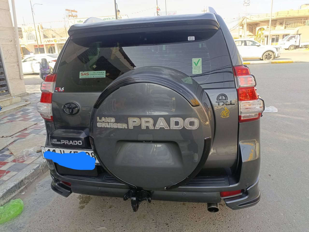 لبيع أو المراوس بأقل أو نفس السعر او سيارتين اصغار برادو موديل 16 فول مواصفات فتحه  بصمه كشنات كهرباء شاشه كبيره كامره دواره لإدار تشغيل عن بعد مكينه 6 سلندر 7 راكب لايت زنون اصلي عالي ناصي رقم بغداد دولي مكفوله ما عده الدعاميات مال شخوط سعره 340 لستفسار  ***********
