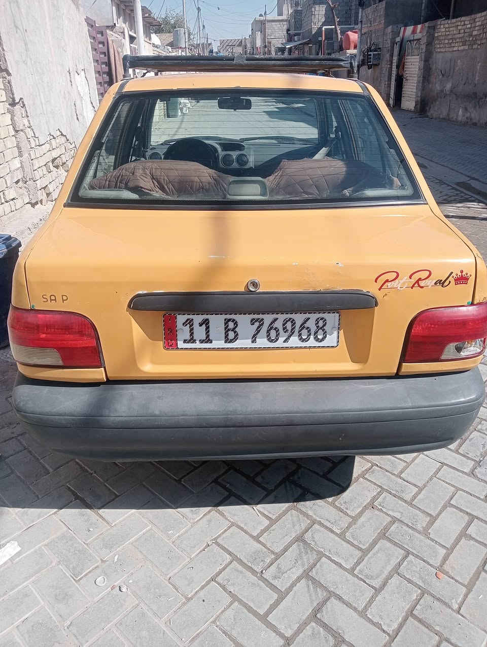 السلام عليكم ورحمة الله وبركاته 
رمضان كريم ان شاء الله علينا وعليكم 
سايبا موديل 2013 شواصي مكفوله نقصها باور ستيرن وصوت بالكير بيها خياسات قليله 
السياره باسمي هزه ما ساقطه تحويل مباشر عقد مروري 
عنواني بغداد حي اور سبع قصور
***********
