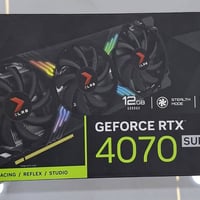 قطع pc للبيع GPU:RTX 4070 SUPER 12G  سعر الكرت ٨٥٠  HARD:M.2 Nvme LEXA...